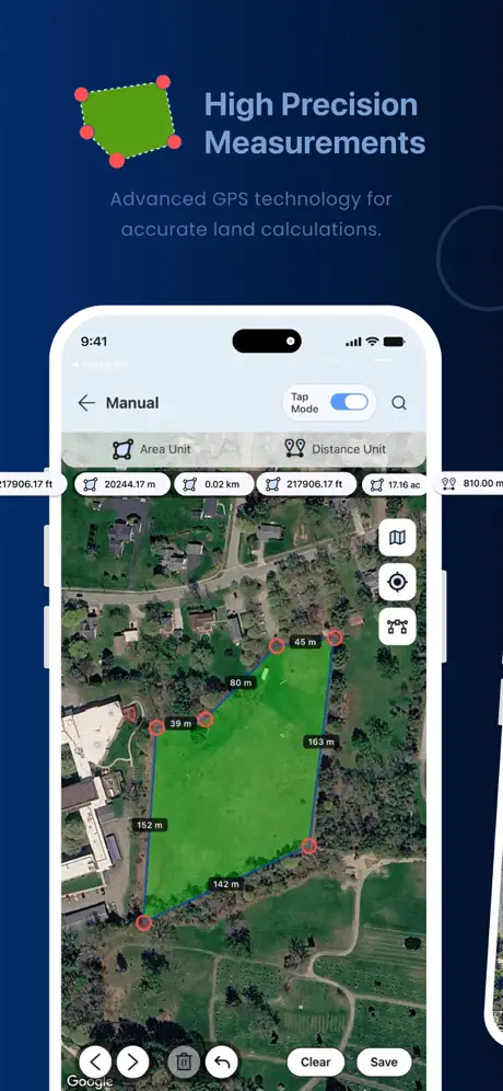 GPSArea - High precision GPS measurements